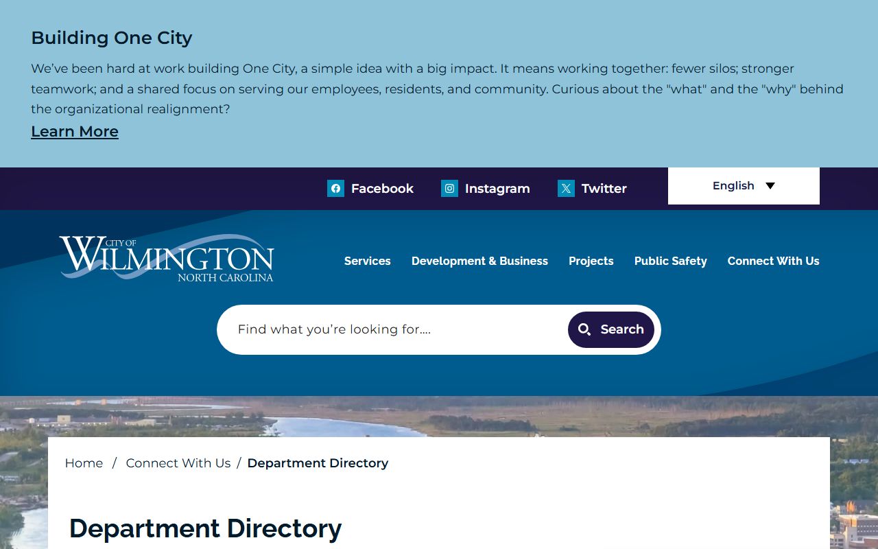 Wilmington phone directory city department directory