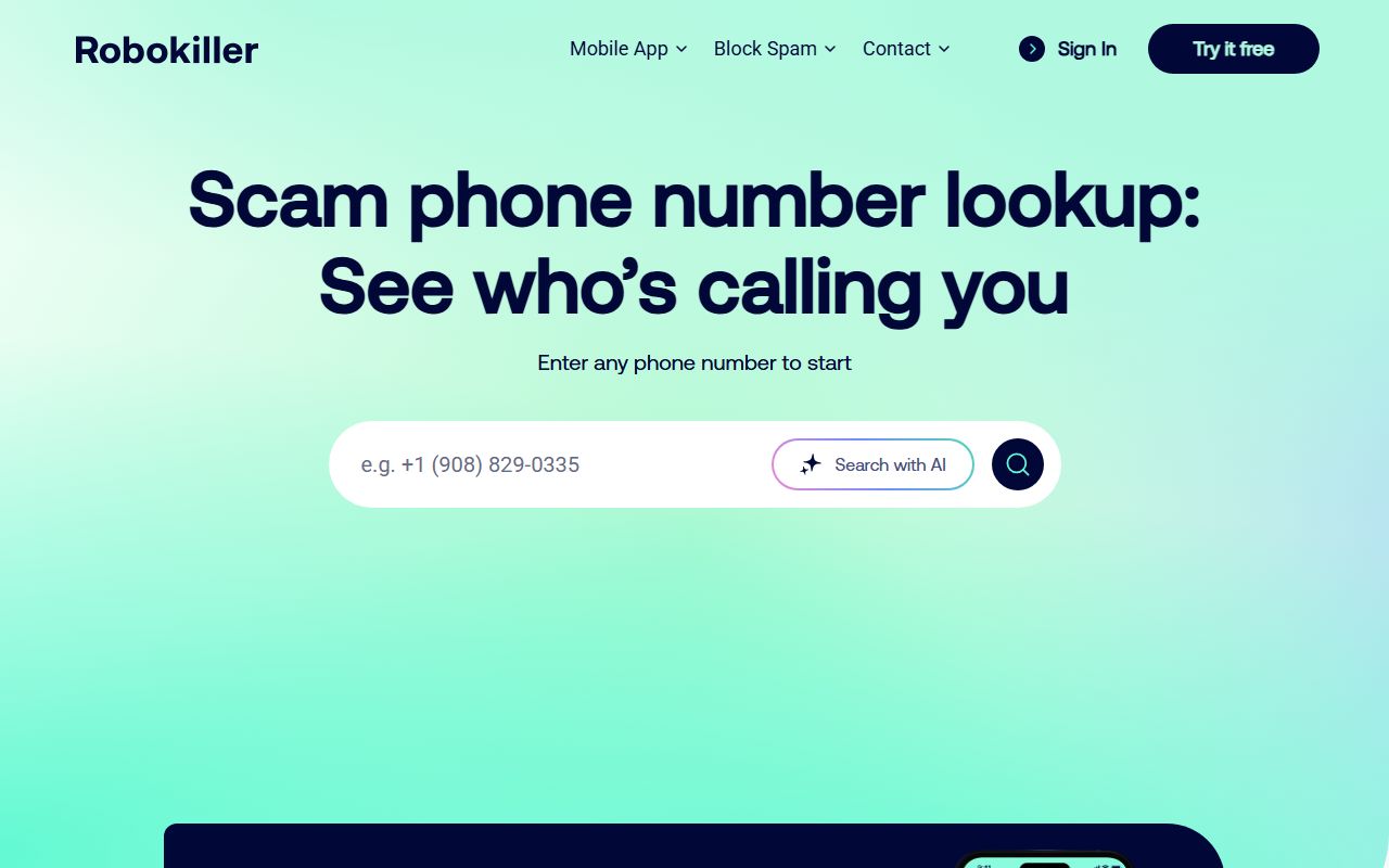 Wilmington phone codes RoboKiller scam lookup