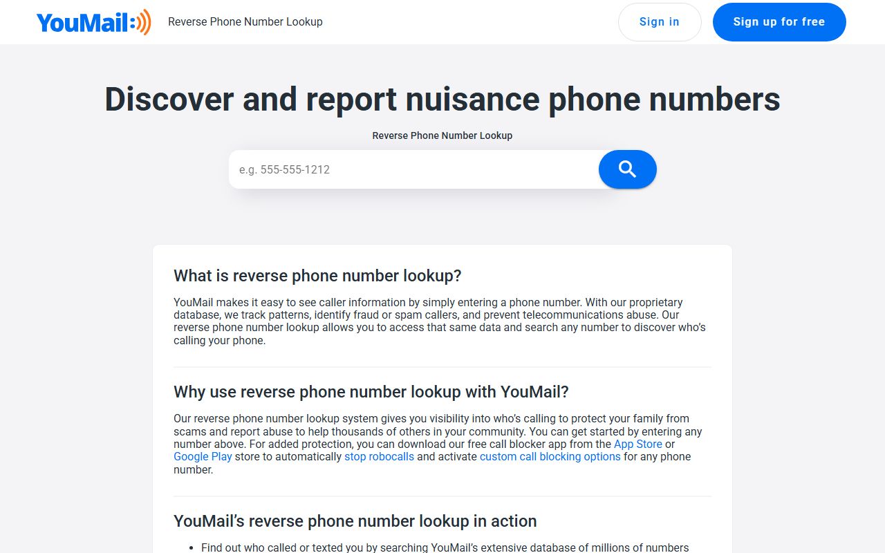 Wilmington phone codes YouMail reverse phone directory